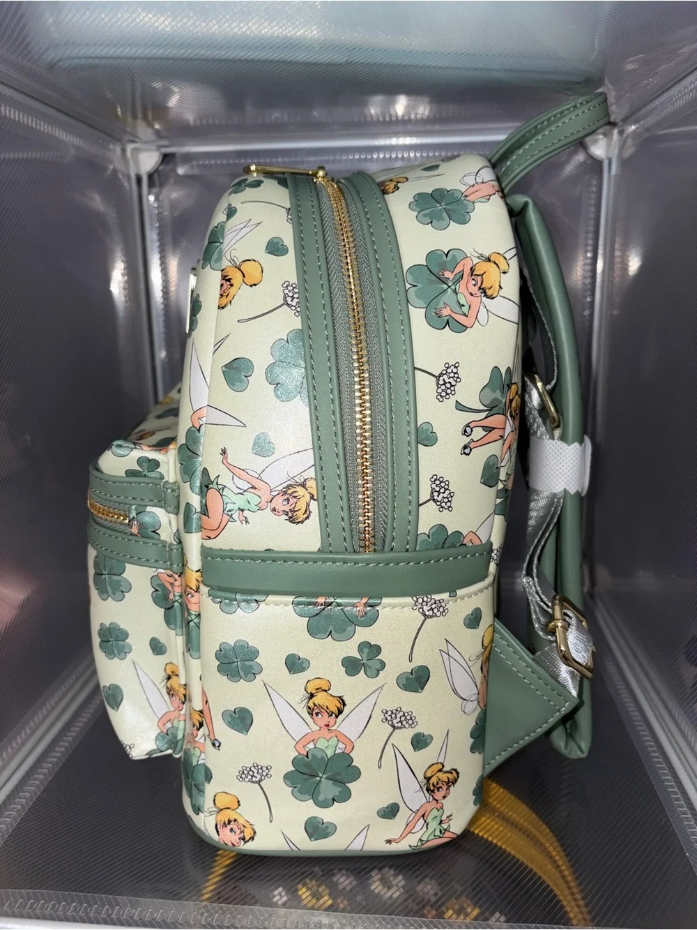 Disney Tinker Bell Mini Backpack in Mint Green and Cream